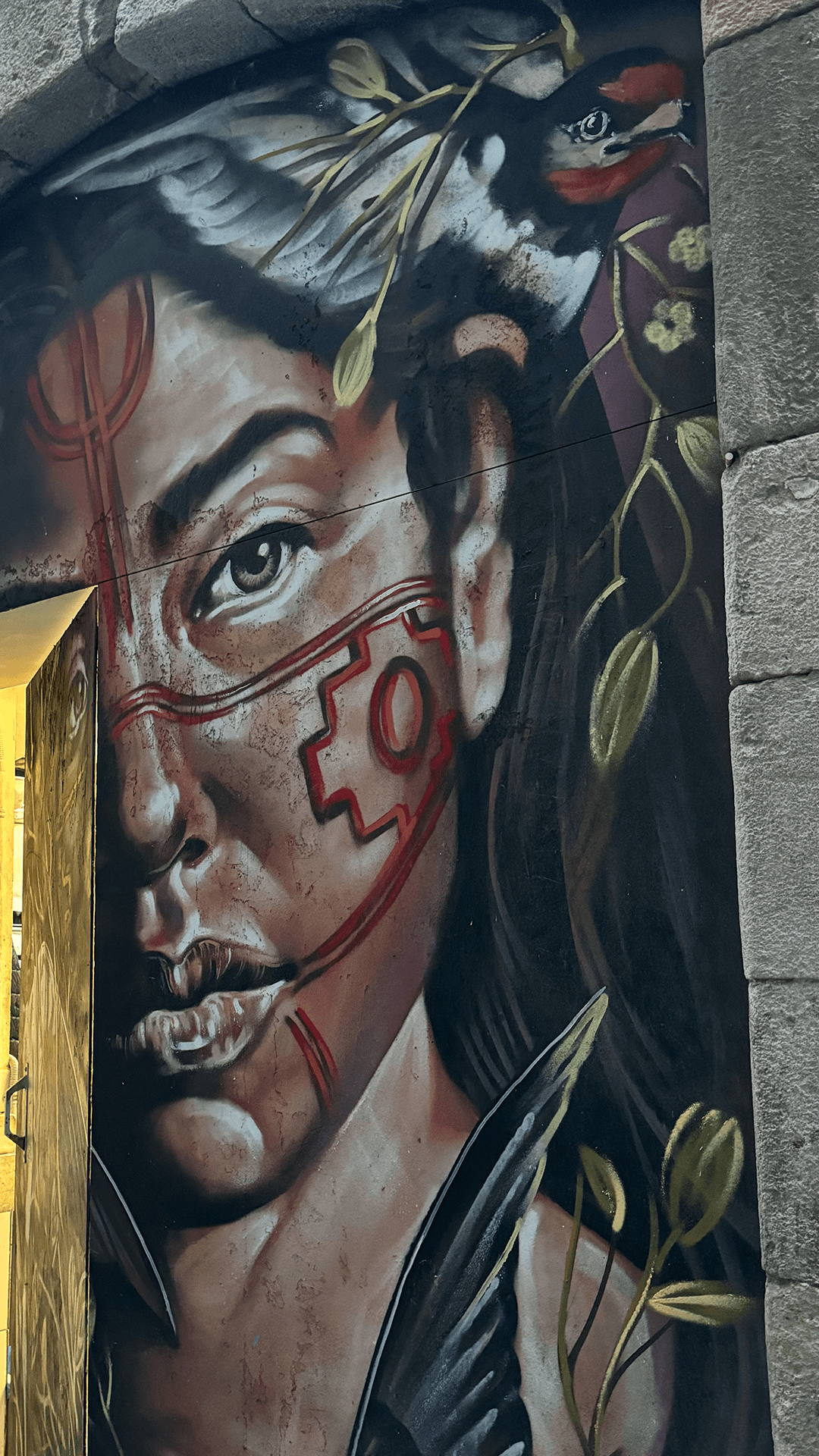 Barcelona street art mural company offsite featuring creative team