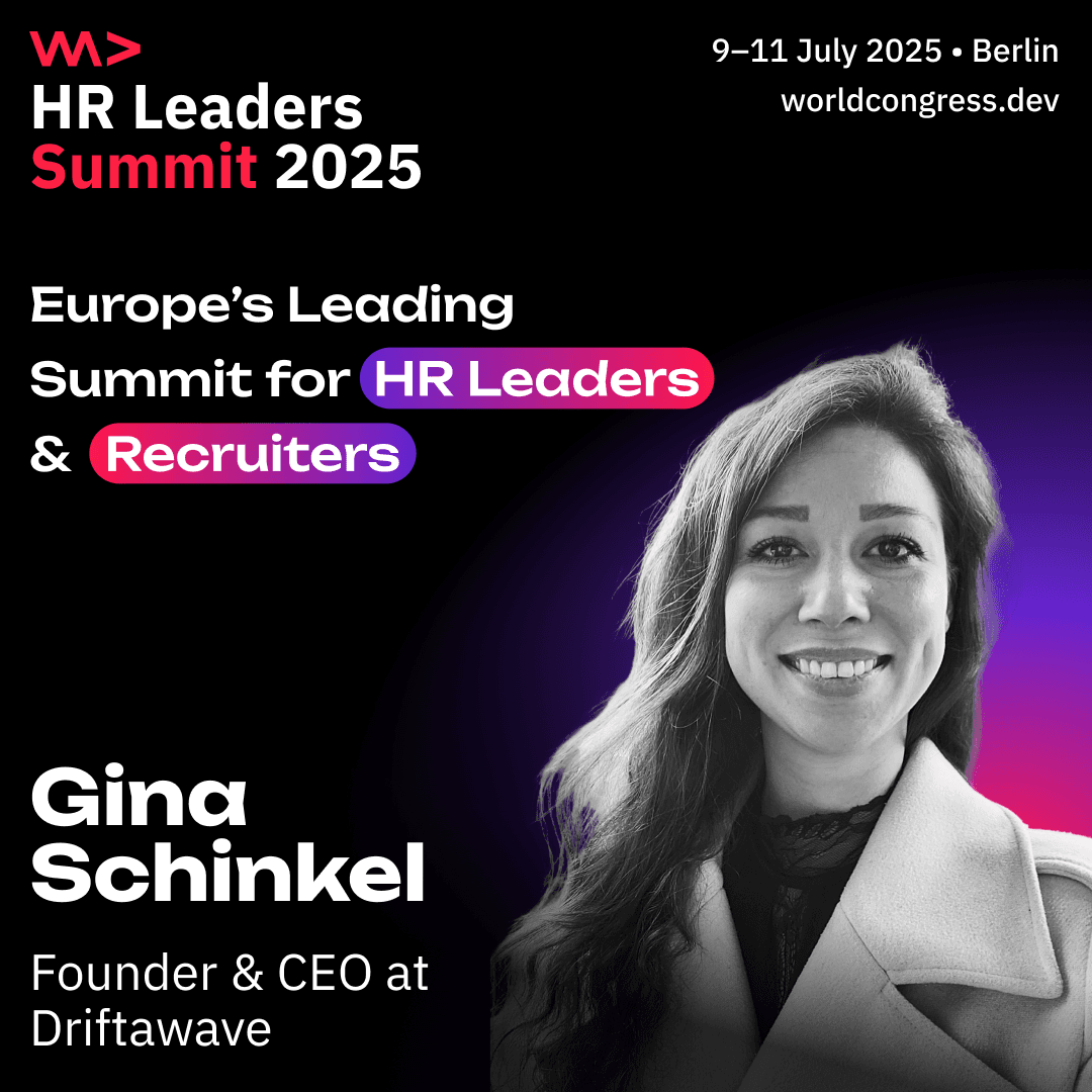 Driftawave founder keynote on future of work, remote teams across borders and workation strategy at HR Leaders Summit Berlin